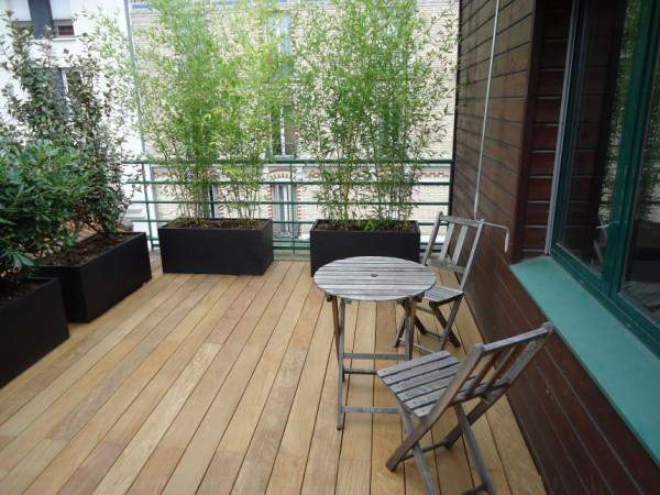 Aménagement de balcons en bois Paris