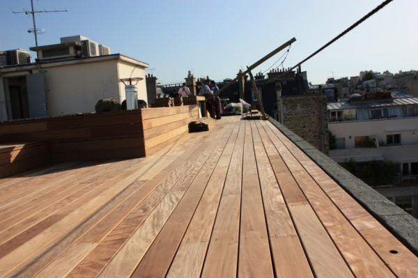 Construction de terrasse en bois Paris