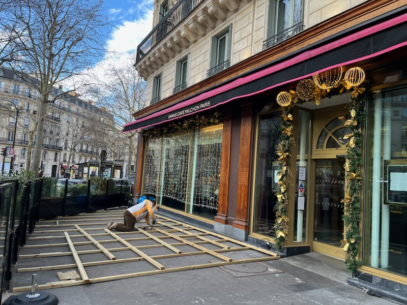 Balcons et Terrasses de France - Démarrage du chantier Grand Café Fauchon Paris Démarrage du chantier du Grand Café Fauchon Paris, Place de la Madeleine 75008